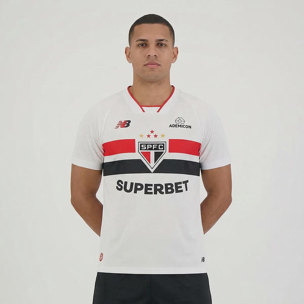 Camisa São Paulo I 2026 New Balance Masculina