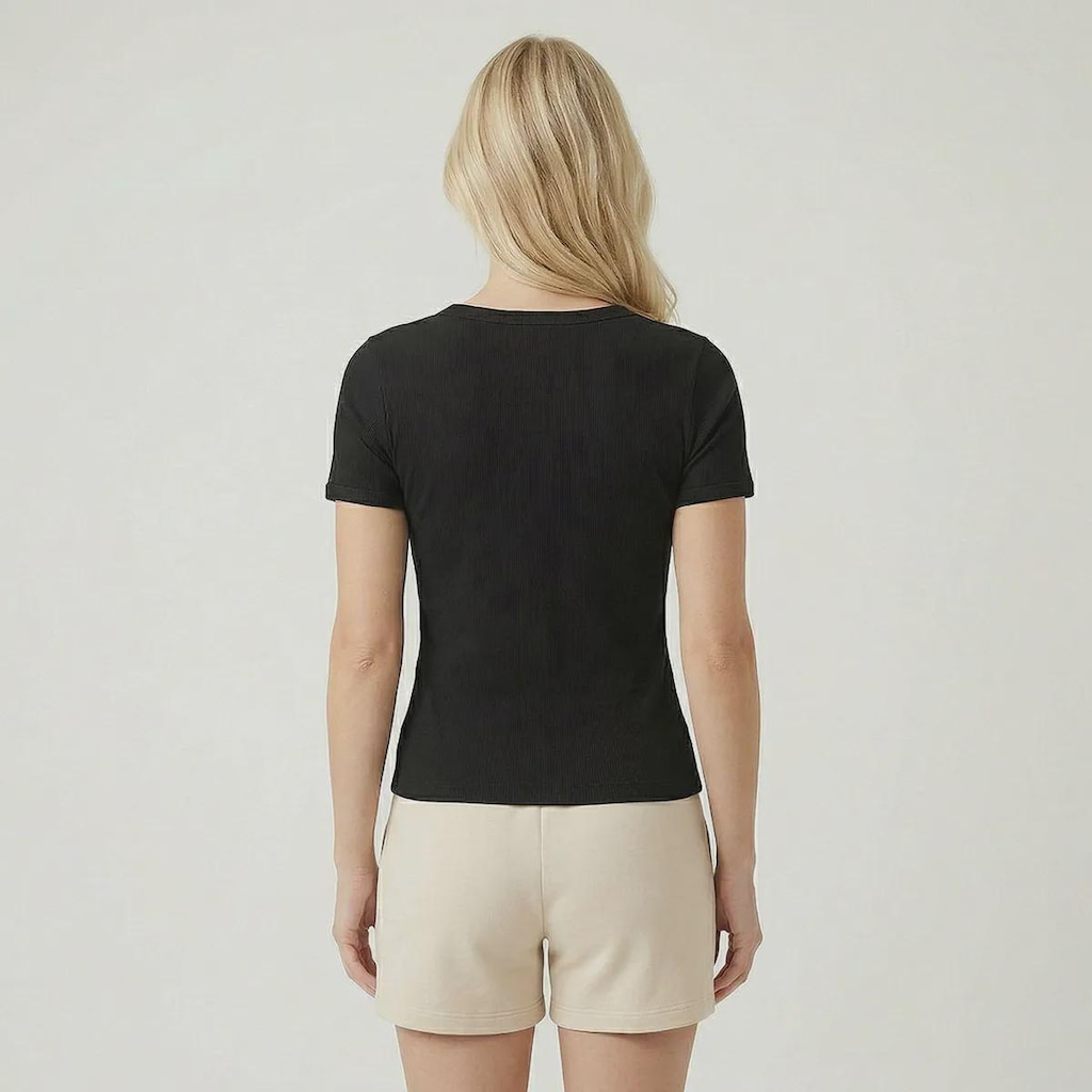 Imagem 3 do produto Camiseta Feminina Essentials Rib Fila
