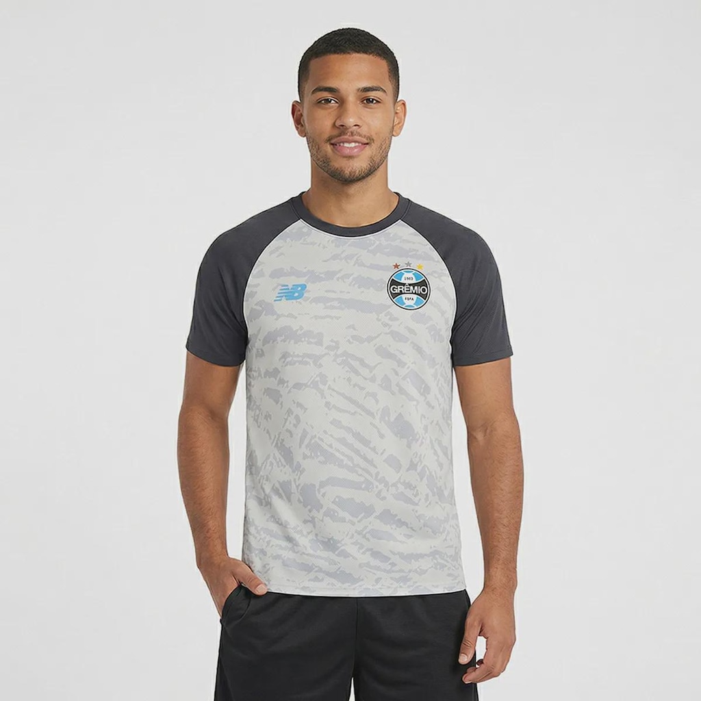 Camisa do Grêmio Treino 2026 New Balance Masculina