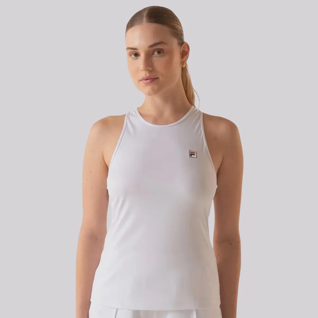 Camiseta Regata Feminina Tennis Basic Classic Fila