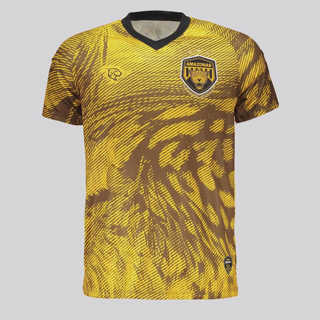Camisa Onça Amazonas Aquecimento Atleta 2025 FutFanatics Masculina