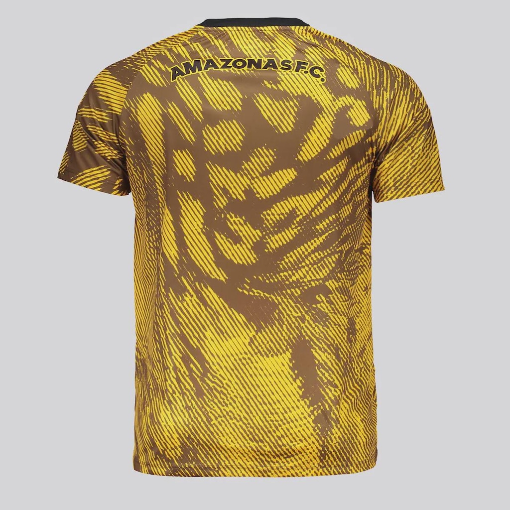 Imagem 3 do produto Camisa Onça Amazonas Aquecimento Atleta 2025 FutFanatics Masculina