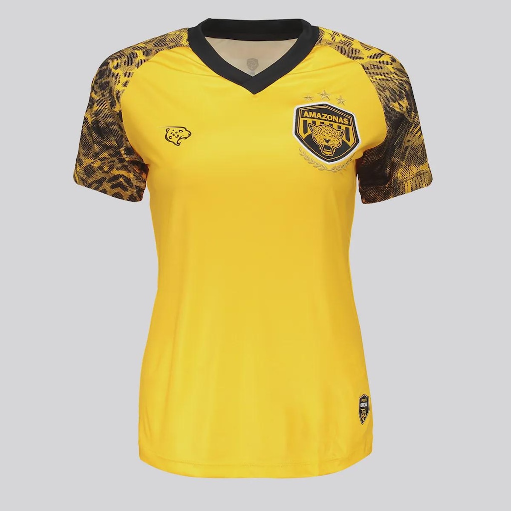 Camisa Onça Amazonas Treino Atleta 2025 FutFanatics Feminina