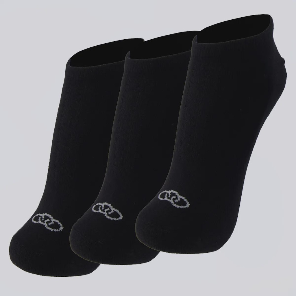 Kit Meia Cano Invisível Tripack Olympikus