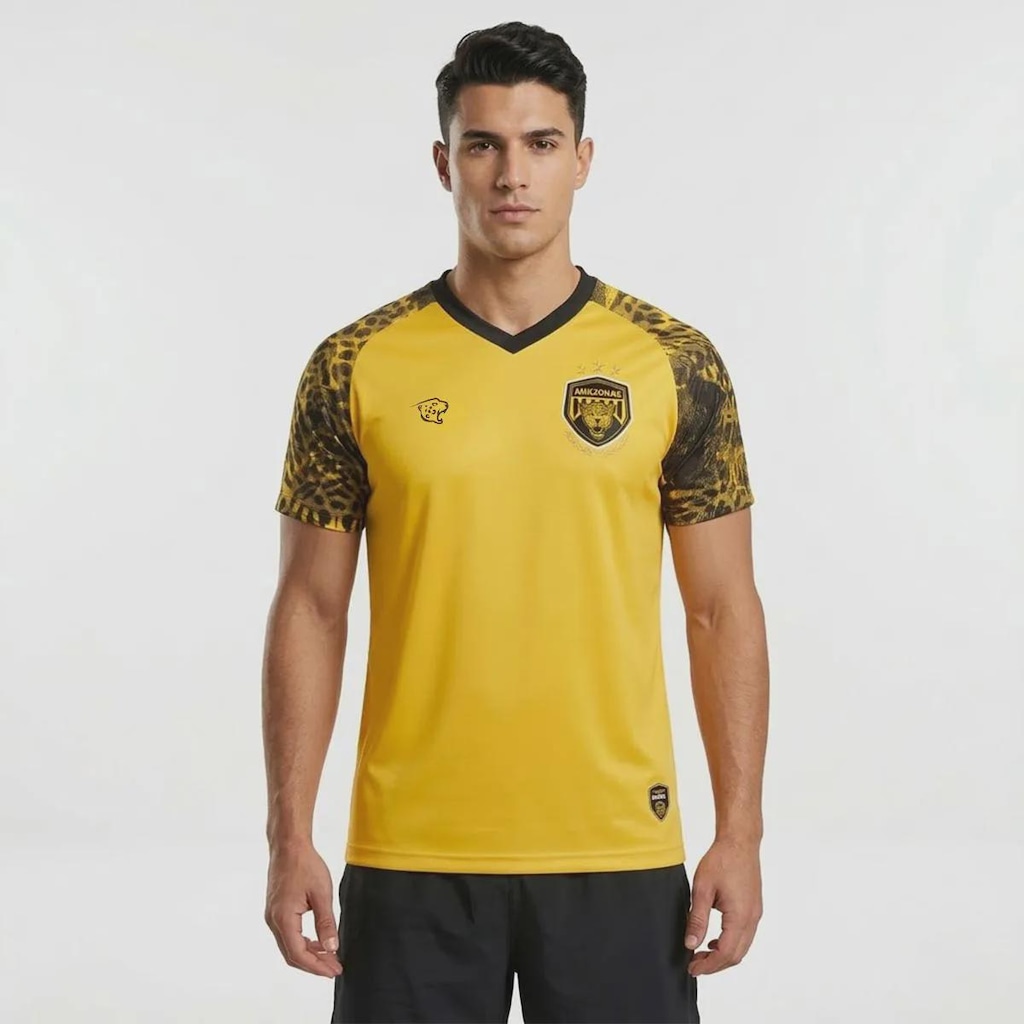 Camisa Onça Amazonas Treino Atleta 2025 FutFanatics Masculina