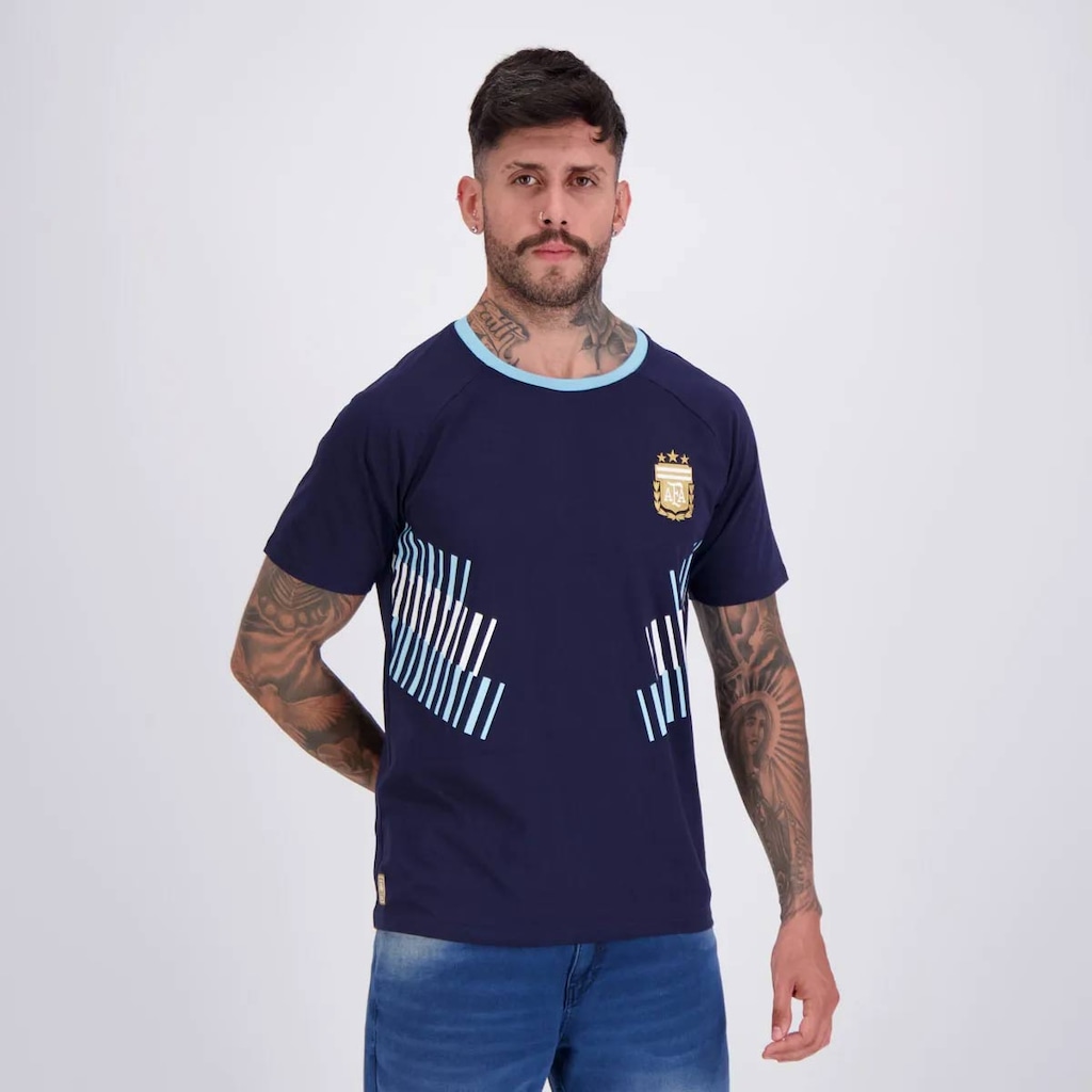 Imagem 3 do produto Camisa Argentina Ribbon FutFanatics Masculina