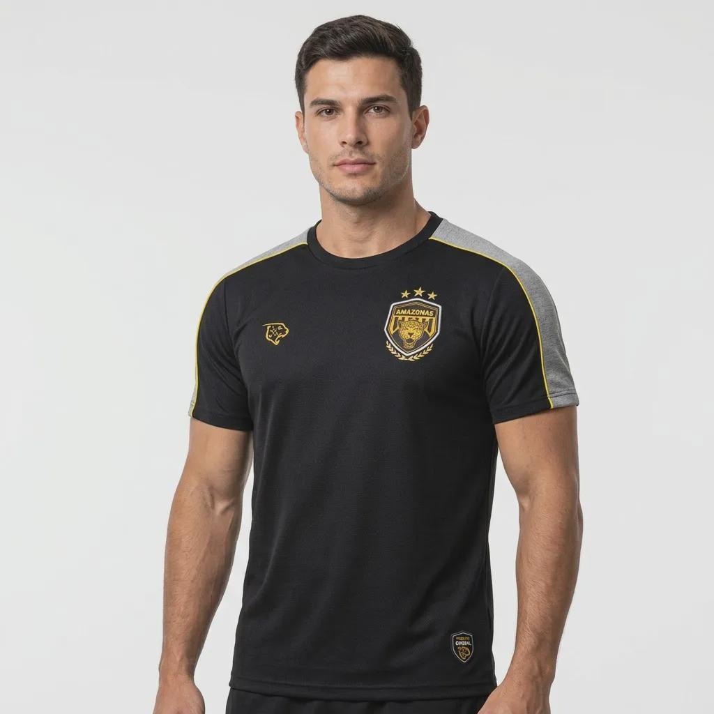 Camisa Onça Amazonas Concentração Atleta 2025 FutFanatics Masculina