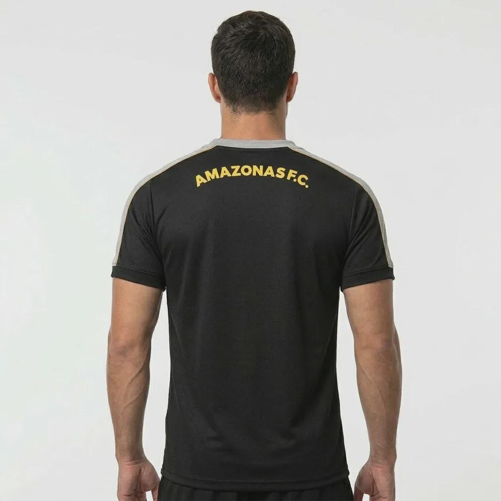 Imagem 2 do produto Camisa Onça Amazonas Concentração Atleta 2025 FutFanatics Masculina
