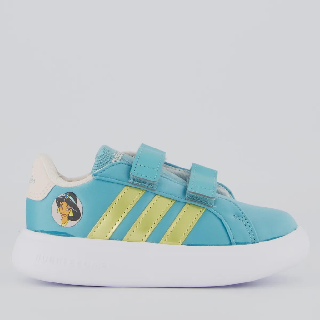 Tênis Infantil Grand Court Disney Jasmine adidas
