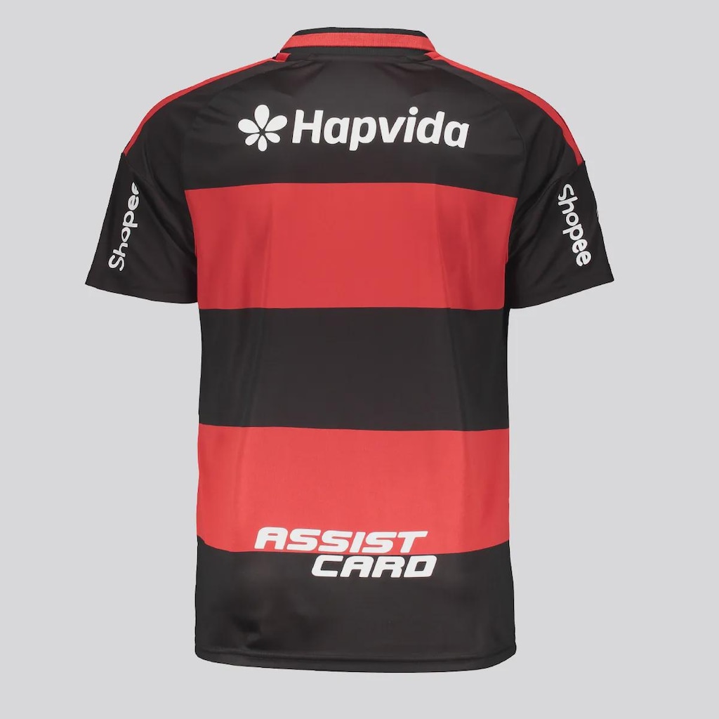 Imagem 3 do produto Camisa do Flamengo I 2026 Campeão Libertadores 2025 adidas Masculina