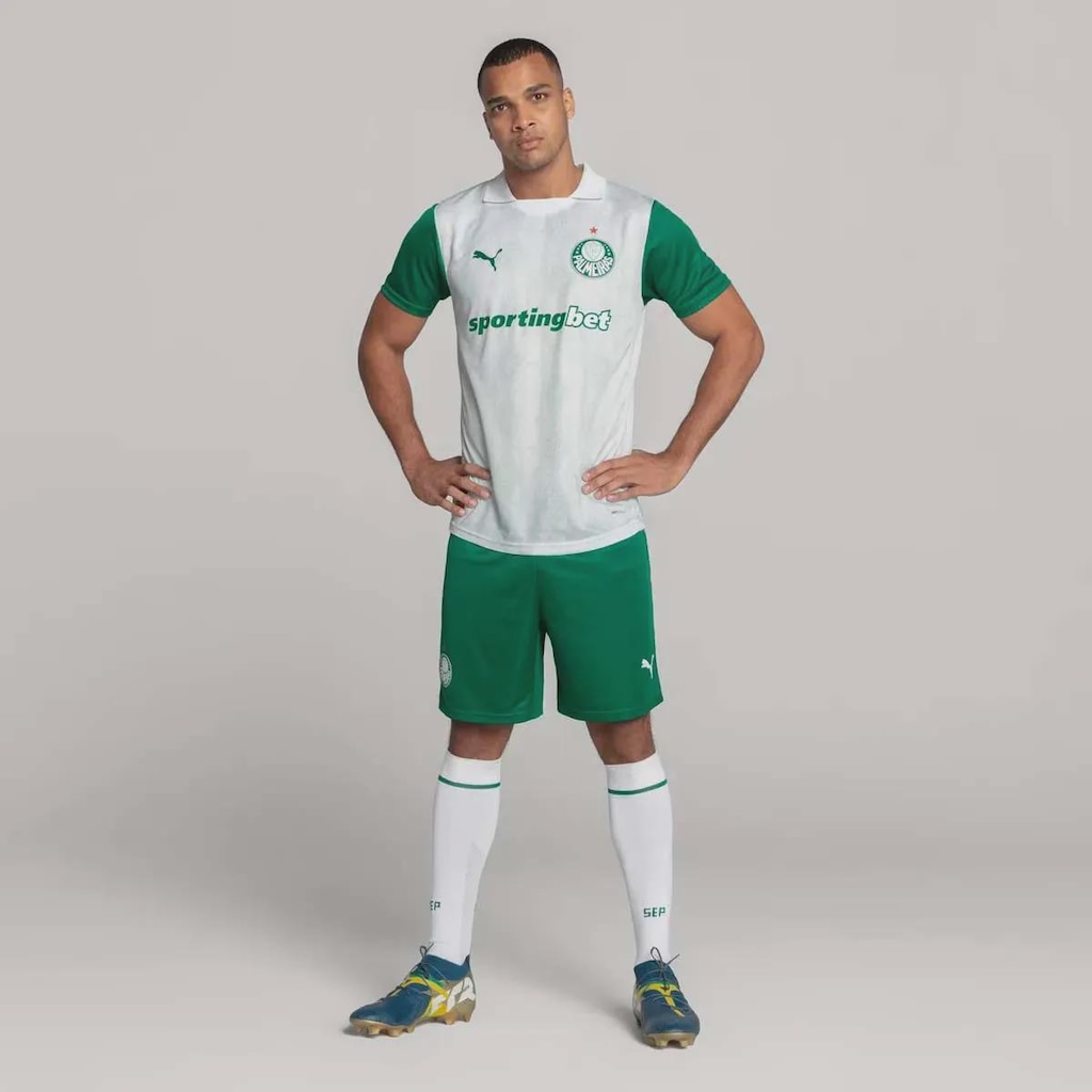 Imagem 3 do produto Camisa do Palmeiras II 2025 Jogador Com Patrocínio Puma Masculina
