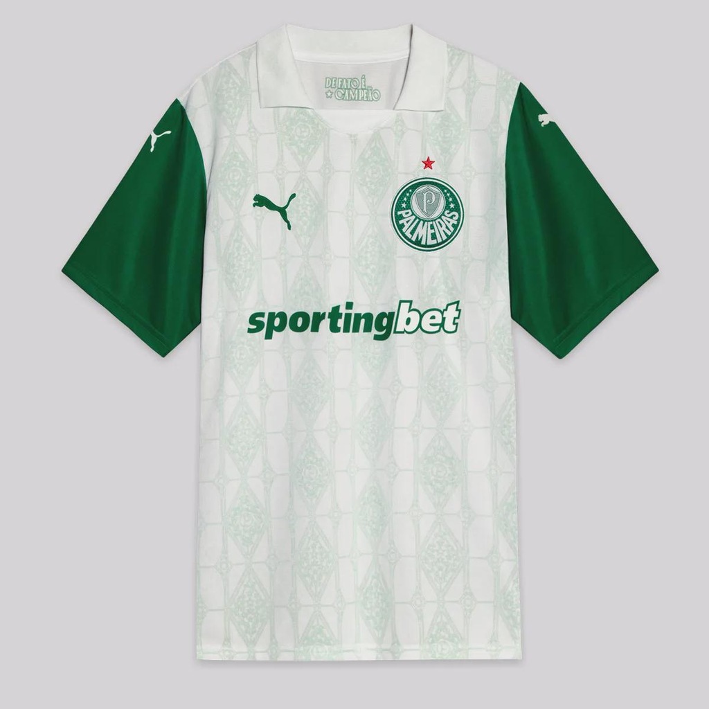 Camisa do Palmeiras II 2025 Com Patrocínio Puma Masculina