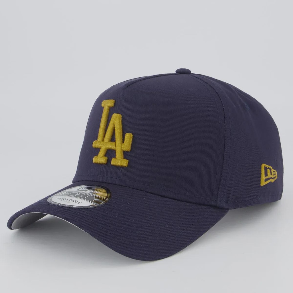 Boné Aba Curva New Era MLB  Los Angeles Dodgers Word Series 940AF Unissex