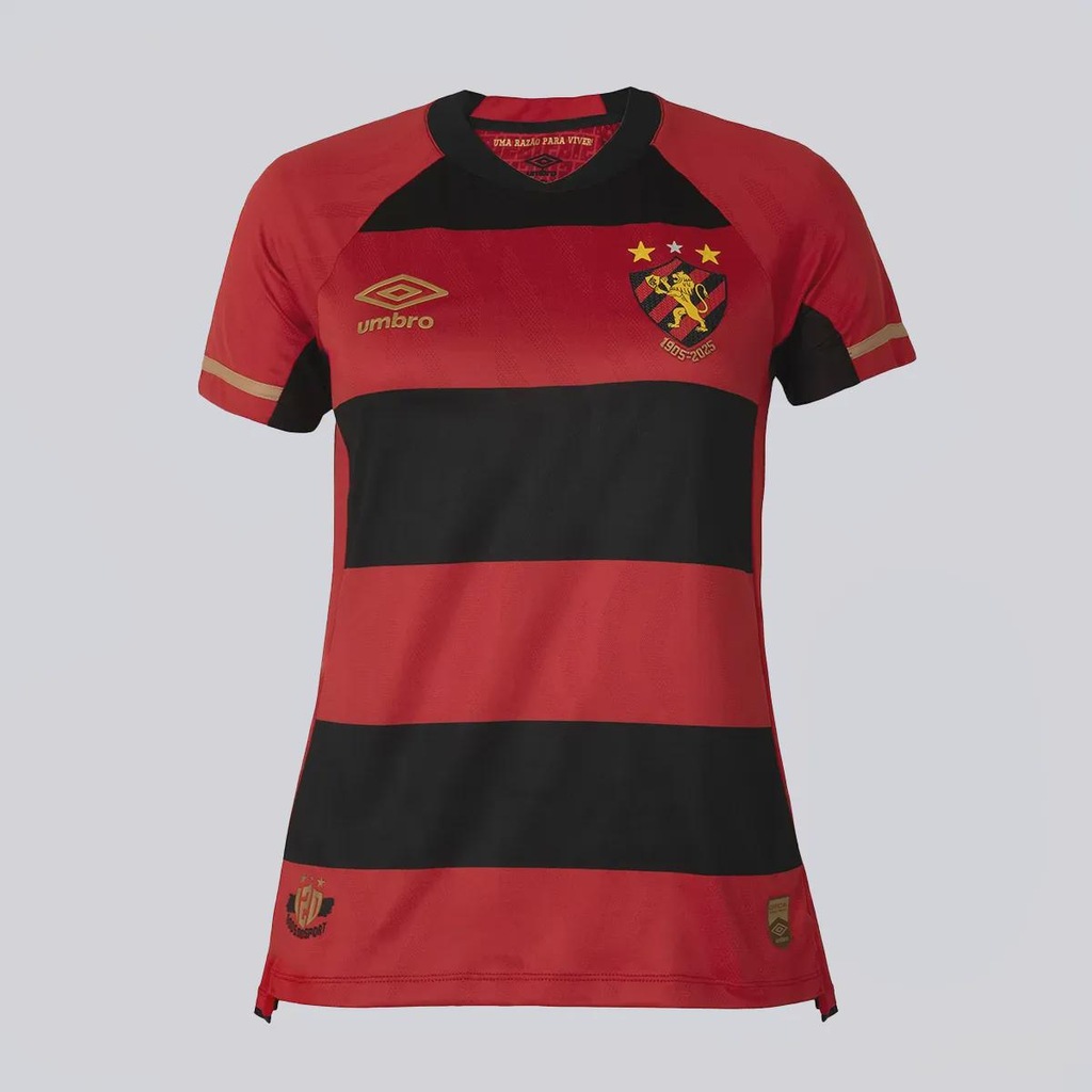 Camisa Sport Recife I 2025 Jogadora Umbro Feminina