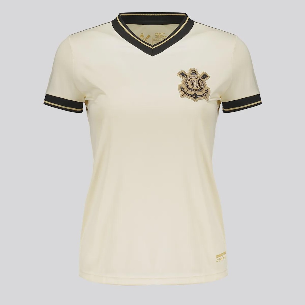 Camisa Corinthians Logo Dry FutFanatics Feminina