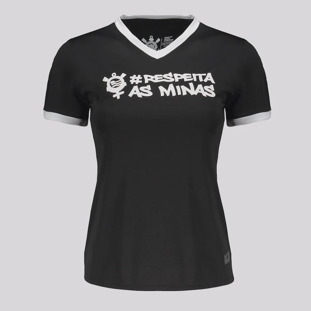 Camisa Corinthians Respeita as Minas FutFanatics Feminina