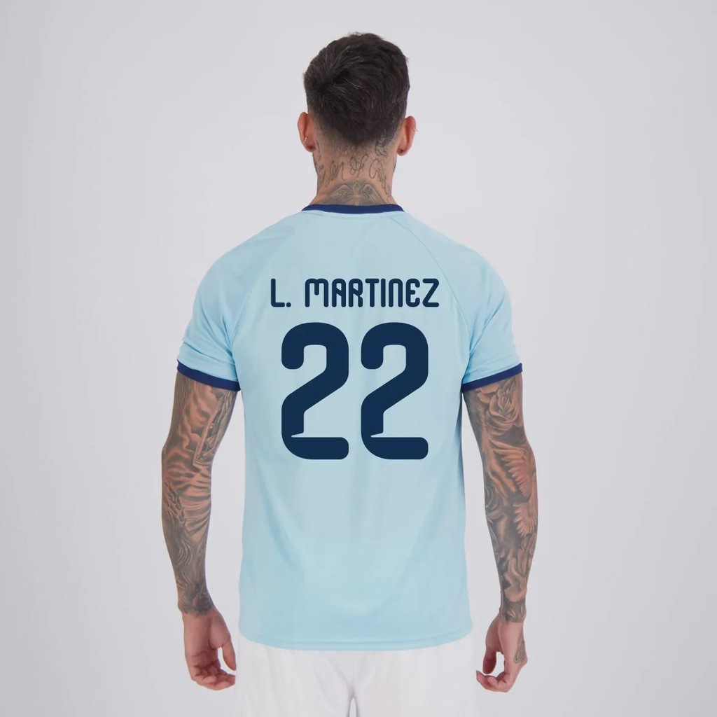 Camisa Argentina Lines 22 L Martinez FutFanatics Masculina