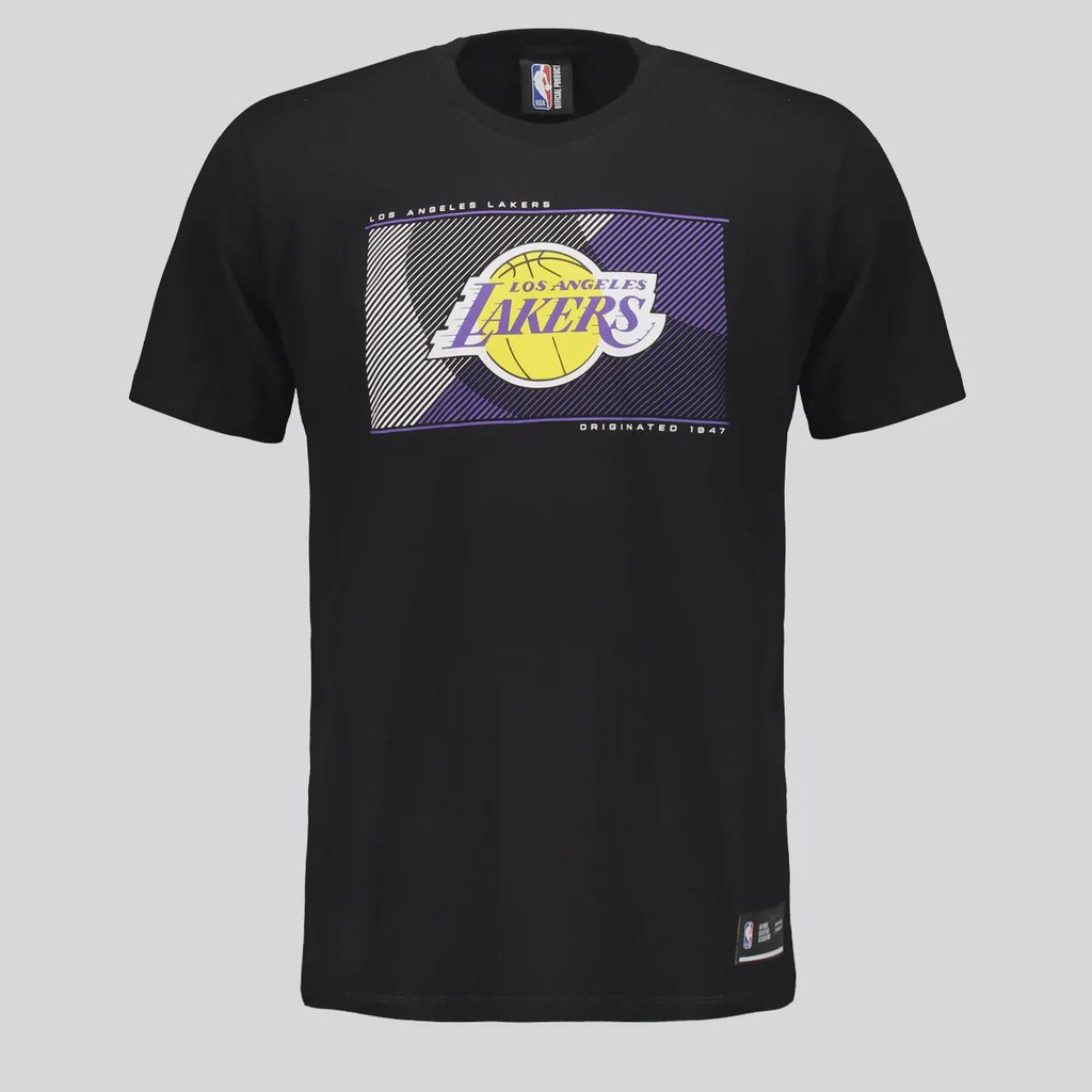Camiseta NBA Los Angeles Lakers Logo FutFanatics Masculina