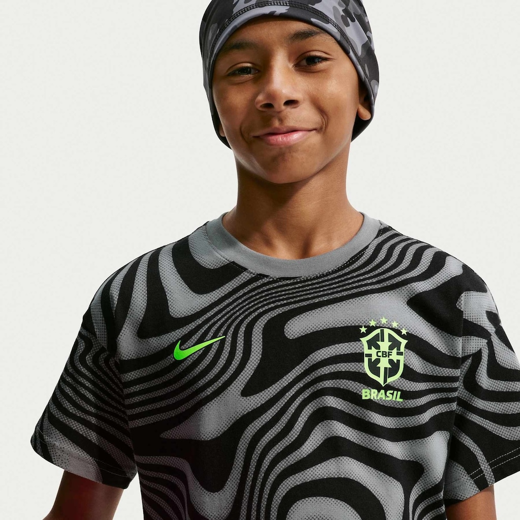 Imagem 2 do produto Camiseta Brasil Nike AOP Infantil
