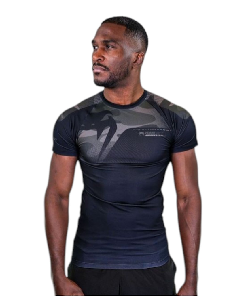 Camiseta Rashguard Venum Giant Titan Jungle Camuflada - Masculina