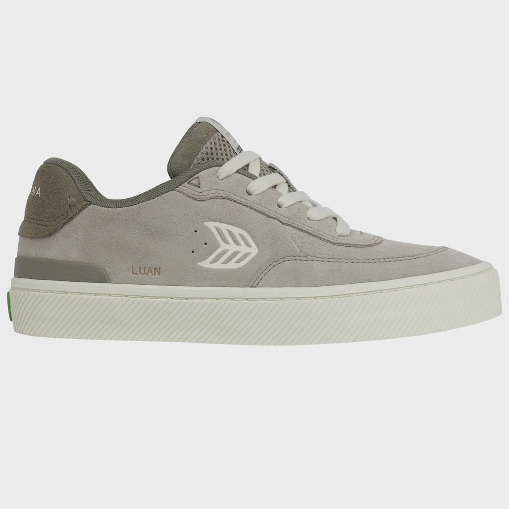 Tênis Masculino Cariuma Luan Pro Plaza Taupe Suede Ivory