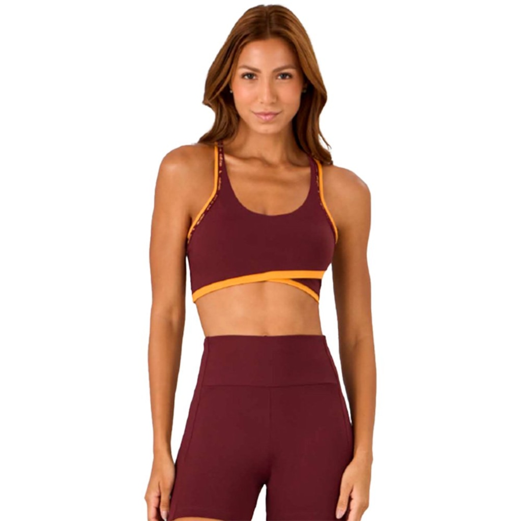 Top Alto Giro Nadador Feminino