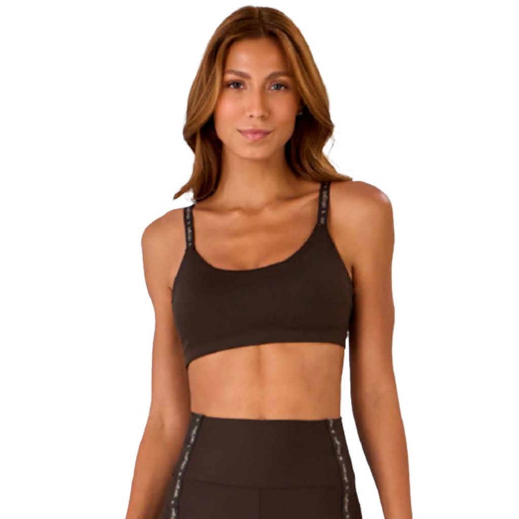 Top Alto Giro Elástico Personalizado Feminino