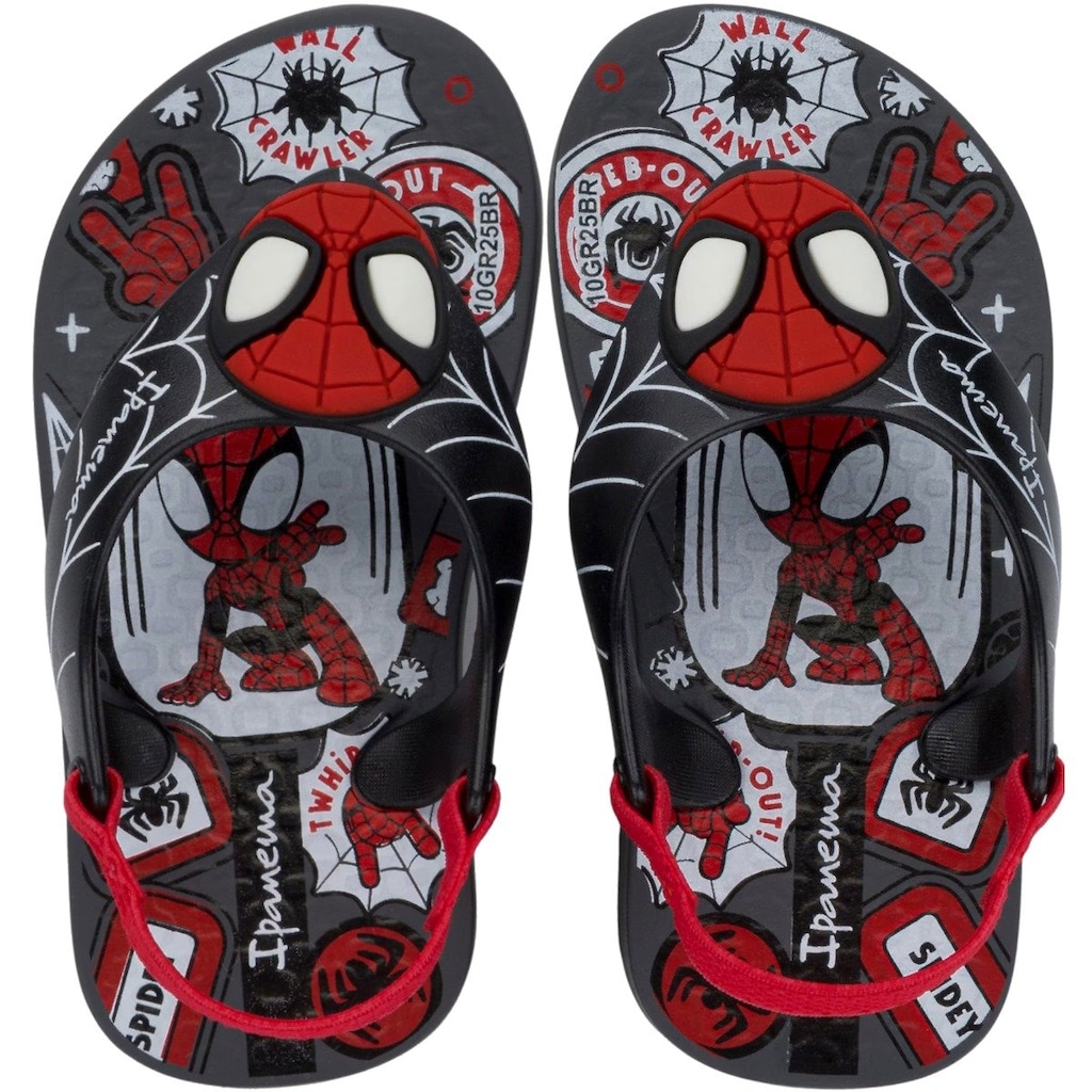 Sandália de Dedo Ipanema Infantil Spidey Animado Menino