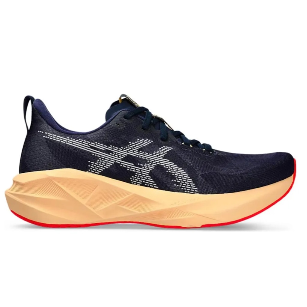Tênis Asics Novablast 5 Midnight/Laranja Masculino
