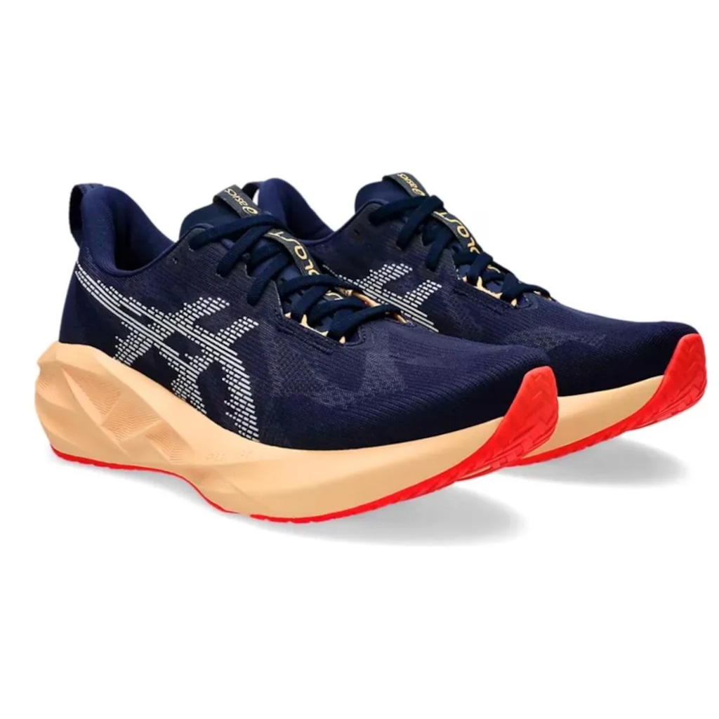 Imagem 2 do produto Tênis Asics Novablast 5 Midnight/Laranja Masculino