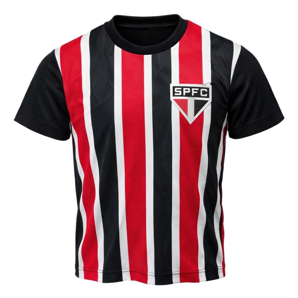 Camisa do São Paulo Exultante Listrada Braziline - Infantil