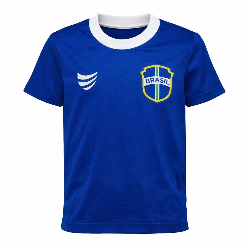 Camisa do Brasil Super Bolla Mini Craque Número 10 - Infantil