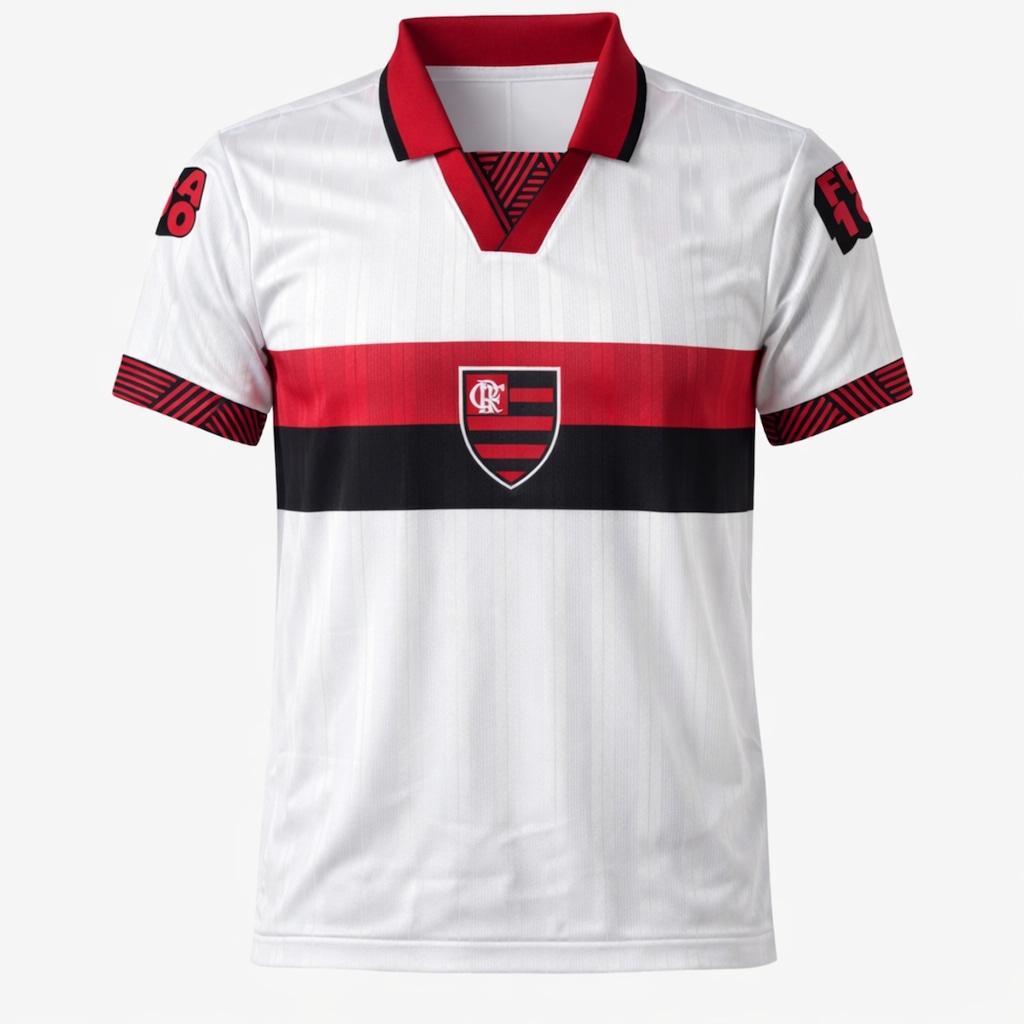 Camisa do Flamengo Polo Retrô 1996 Uniforme 2 Torcedor Betel - Masculina