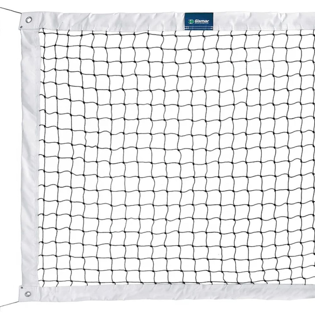 Rede de Beach Tennis Gismar Oficial 4 Faixas Branca BT4FS