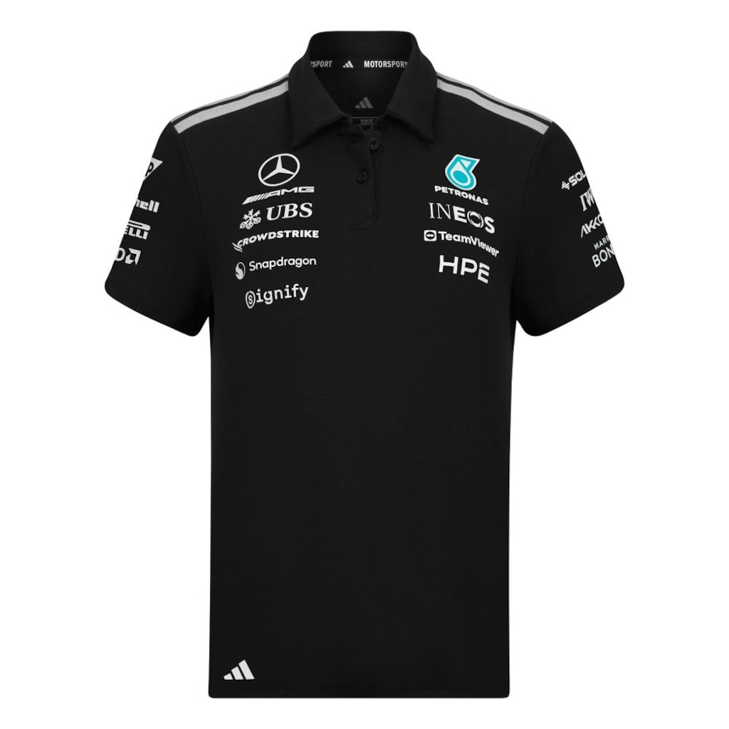 Camisa POLO Adidas MERCEDES-AMG PETRONAS F1 TEAM ENGINEERS Feminino