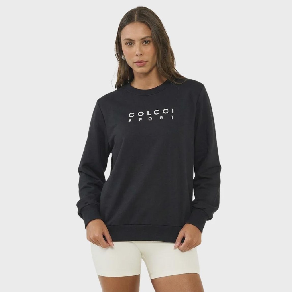 Blusa de Moletom Colcci Sport Comfort Fit  - Feminina