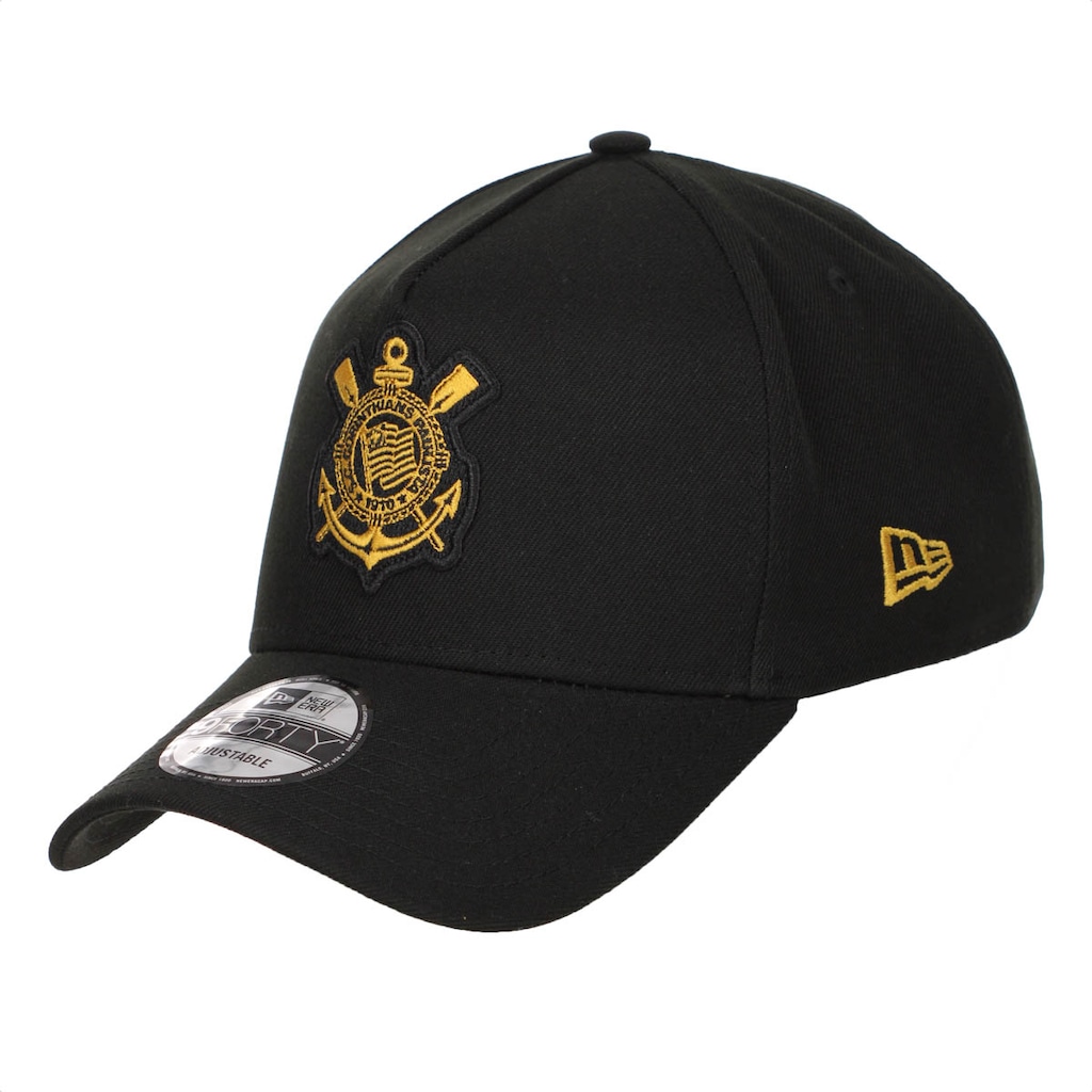 Boné do Corinthians Unissex New Era 9FORTY Aba Curva