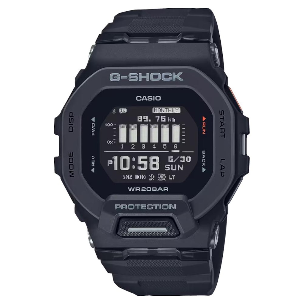 Relógio G-Shock GBD-200-1A1DR - Unissex