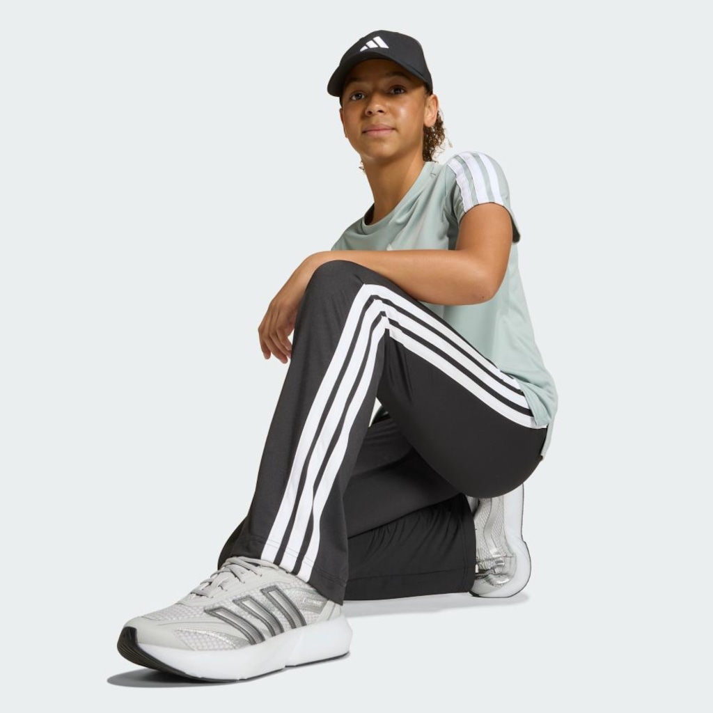 Imagem 4 do produto Calça Legging adidas Flare Train Essentials Três Listras Infantil
