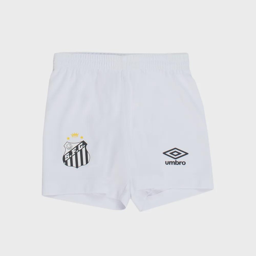 Imagem 4 do produto Kit de Uniforme de Futebol do Santos Futebol Clube I 26/27 Umbro Infantil