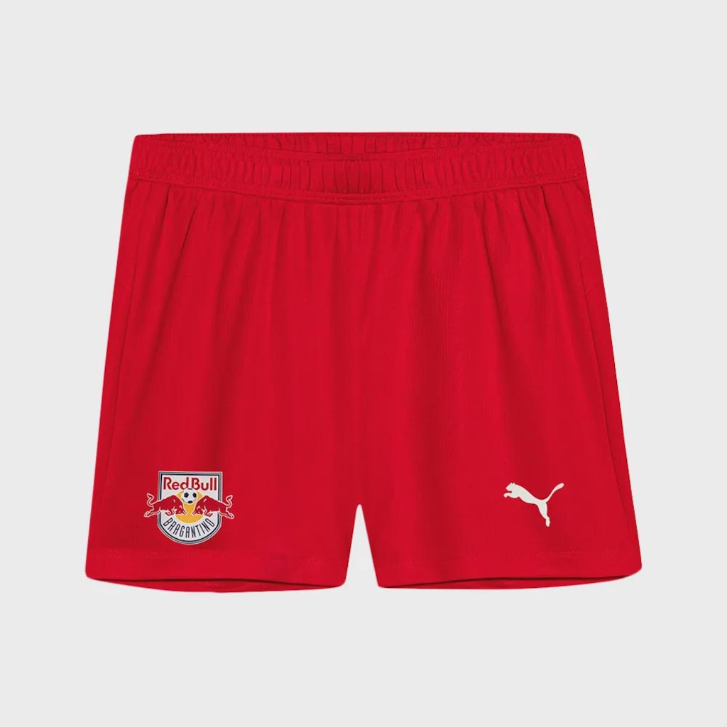 Calção do Red Bull Bragantino I 26/27 Puma Infantil