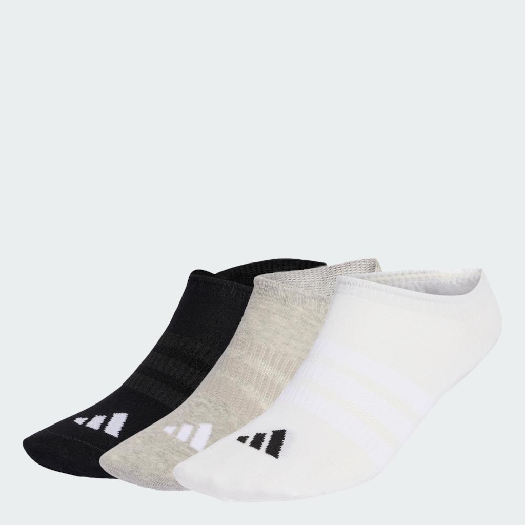 Imagem 2 do produto Meia adidas Invisíveis THIN&LIGHT - 3 Pares - Unissex
