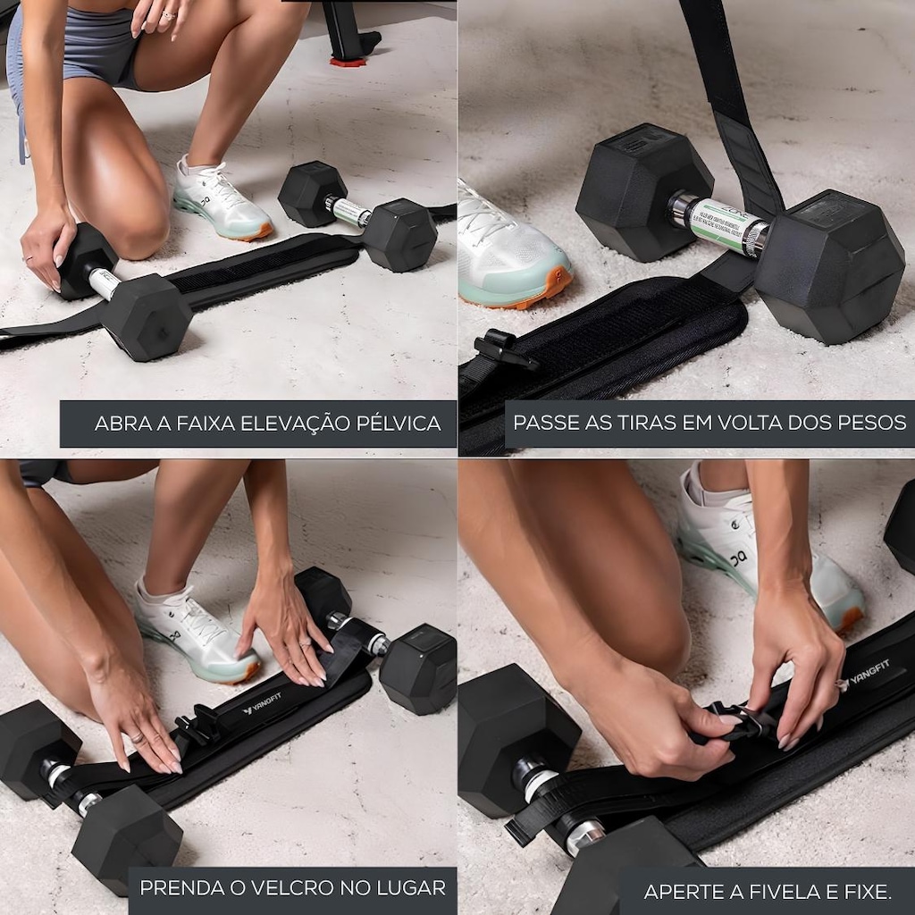 Imagem 4 do produto Faixa de Elevação Pélvica Premium Yangfit