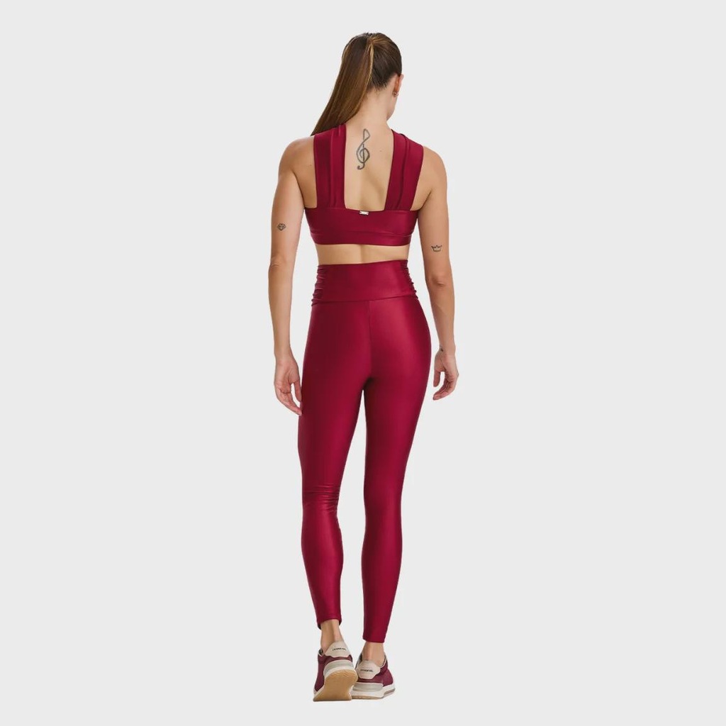 Imagem 4 do produto Top Fitness Caju Brasil Energy Alças Franzidas - Feminino