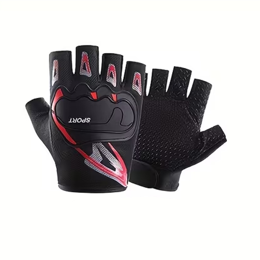 Luvas Esportiva Meio Dedo Gold Sports Confort Grip Performance