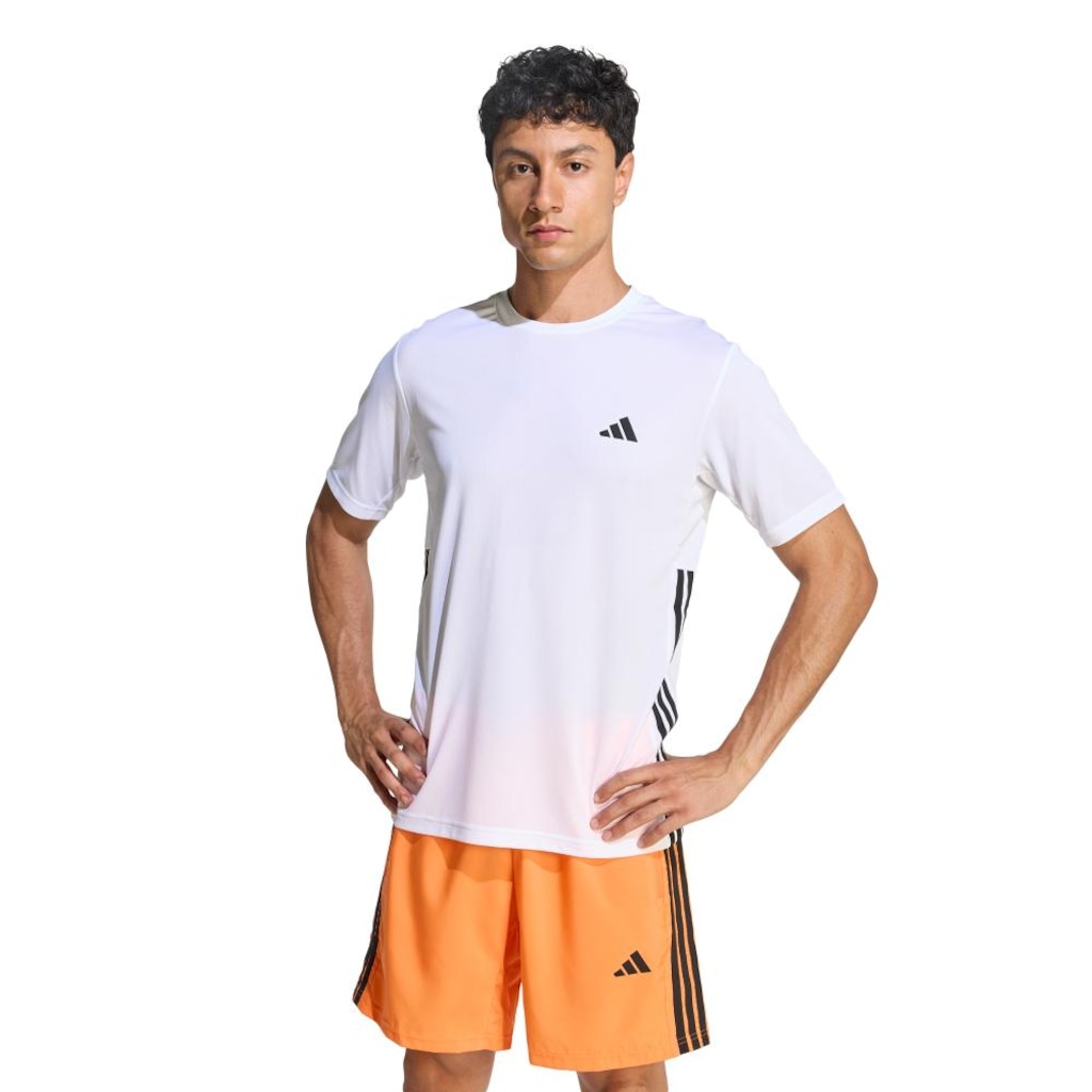 Imagem 2 do produto Camiseta de Treino adidas Essentials Base Três Listras - Masculina