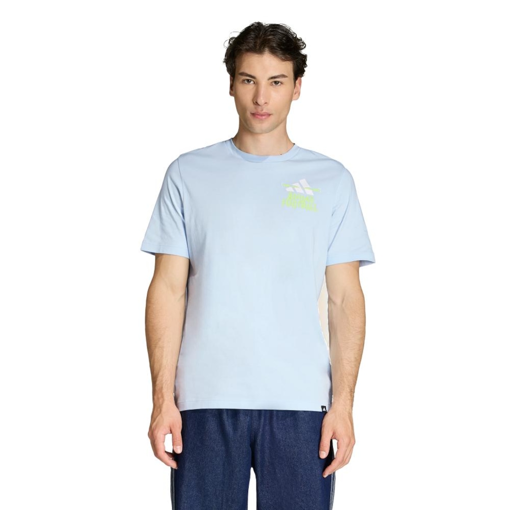 Camiseta adidas Estampada Futebol - Masculina