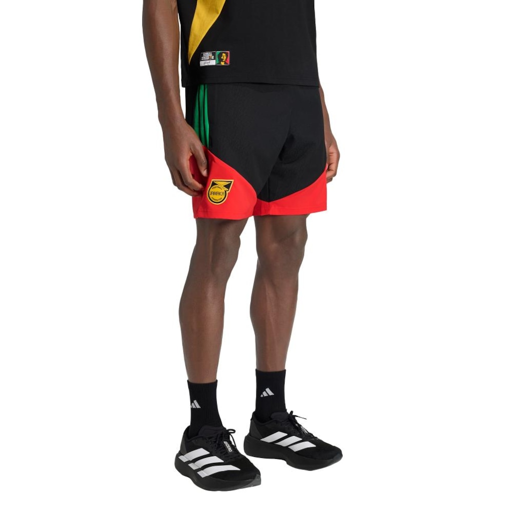 Shorts Jamaica 26 x Bob Marley adidas Tiro Downtime - Masculino