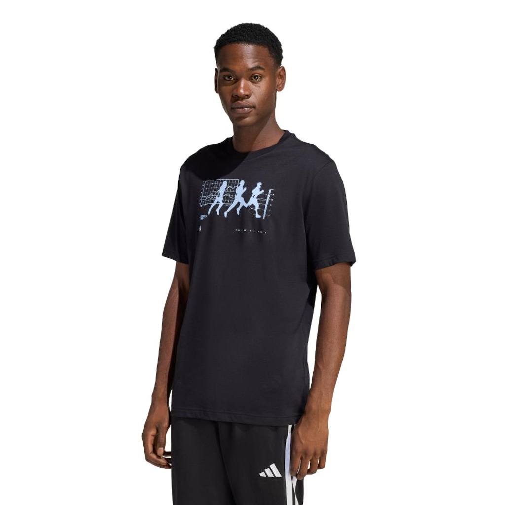 Camiseta Estampada adidas ANX Run - Masculina