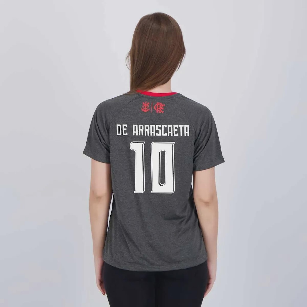 Camisa Flamengo De Arrascaeta 10 Var FutFanatics Feminina